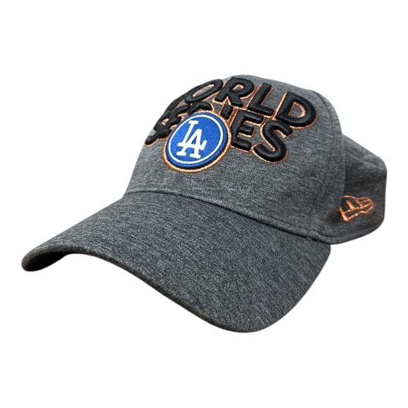 2017 LA Dodgers World Series NL Champions New Era 39Thirty On Field Flex Fit Cap - Picture 5 of 6